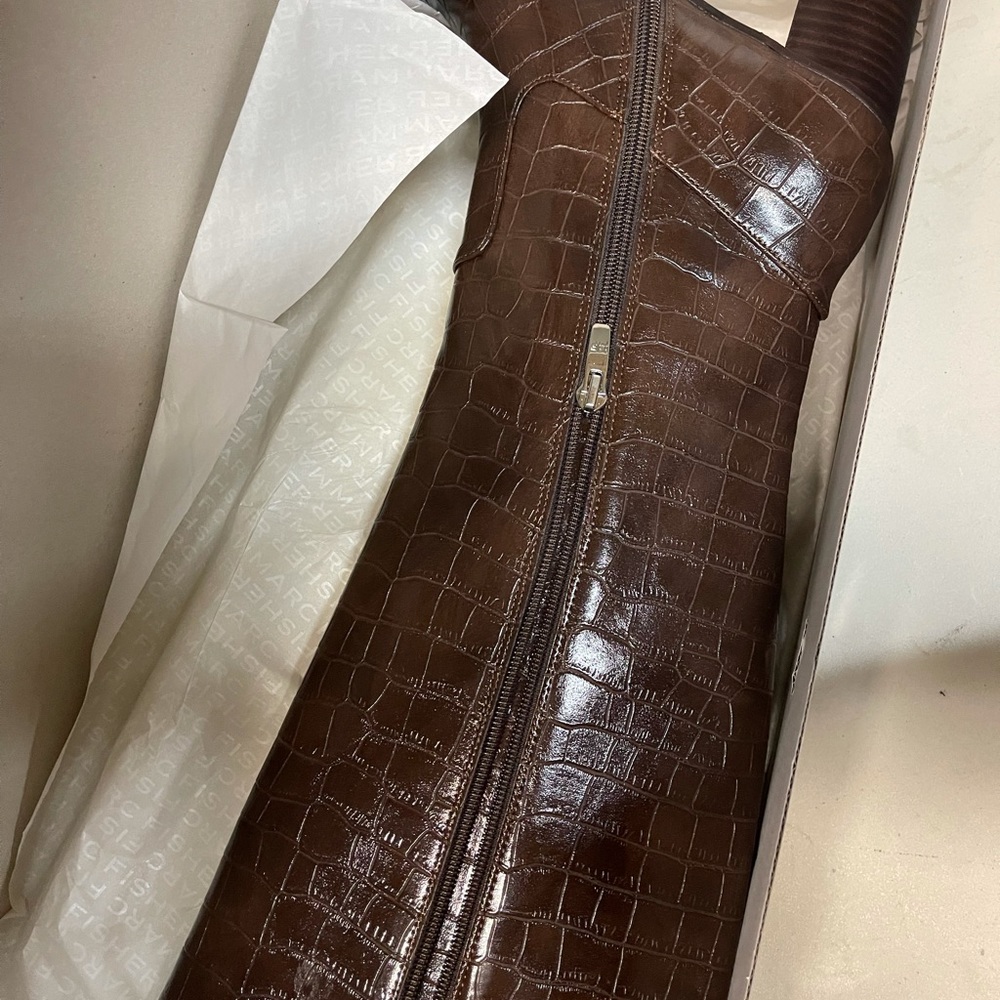 BNIB Marc Fisher Secalm Revela3 Boots Dk Brown - Picture 14 of 16